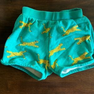Hanna Andersson cheetah shorts